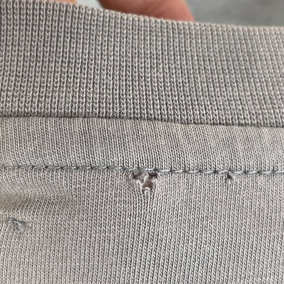 Palm Angels Unisex Medium Grey Flame Graphic Long Sleeve Shirt Triangle Logo - Picture 9 of 9